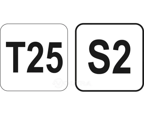  Ключ c T-образной ручкой T25 13х76х130мм S2 Yato YT-05606