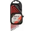 Ключи TORX sec. T9-T30 S2 (набор 9пр.) Yato YT-0562