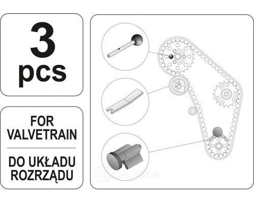  Ключ для блокировки распределительных механизмов (3пр) Yato YT-0632