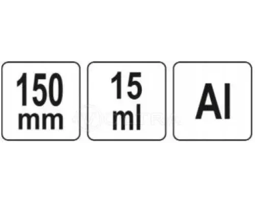  Шприц для смазки мини 15мл 150см Yato YT-06977