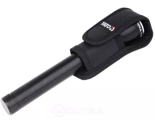  Фонарик светодиодный (3W, 100lm, 1.5V, 2xAA, IP64, zoom) Yato YT-08575