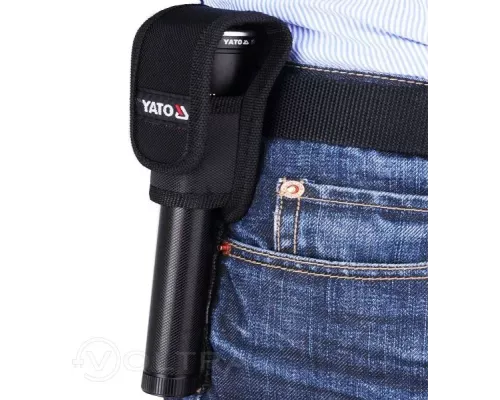  Фонарик светодиодный (3W, 100lm, 1.5V, 2xAA, IP64, zoom) Yato YT-08575