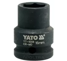 YT-1006 Торцевая головка ударная 6-гранная 1/2" 16мм, YATO, 5906083910067 (TW)