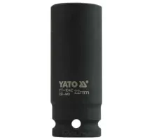 Головка торцевая ударная 1/2" 6гр. 22мм L78мм CrMo Yato YT-1042