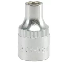 YT-1201 Головка торцевая короткая CrV 1/2" 8мм, YATO, 5906083912016 (CN)