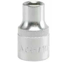 YT-1203 Головка торцевая короткая CrV 1/2" 10мм, YATO, 5906083912030 (CN)
