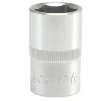YT-1210 Головка торцевая короткая CrV 1/2" 17мм, YATO, 5906083912108 (CN)