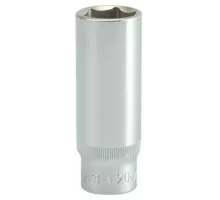 Головка торцевая 1/2" 6гр. 20мм L76мм CrV Yato YT-1233