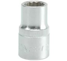 YT-1275 Головка торцевая короткая 12-гранная 1/2" 13мм, YATO, 5906083912757 (CN)