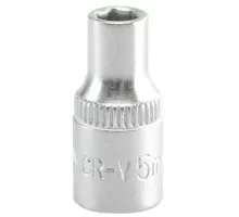 YT-1403 Головка торцевая 1/4"-5мм короткая CrV, YATO, 5906083914034 (CN)