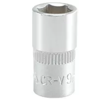 Головка торцевая 1/4" 6гр. 9мм L25мм CrV Yato YT-1408