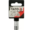 YT-14126 Головка торцевая 6-гранная 1/4" 9 мм, YATO, 5906083040757 (CN)