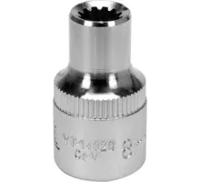 YT-14820 Головка торцевая spline 1/2"х8ммх38мм, YATO, 5906083040818 (TW)