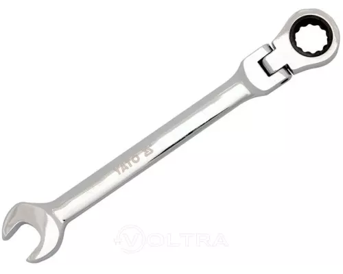  Ключ рожково-накидной с трещоткой шарнирный 24мм CrV Yato YT-1690