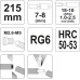  Клещи для резки, зачистки и обжима проводов 215мм (18-10 AWG 1,0-2,5мм, RG6, M2,6-5) Yato YT-2293