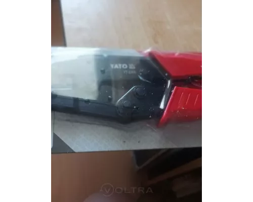 Клещи для обжима 230мм (20-8 AWG 1,5-10,0мм) Yato YT-2297 Клещи для обжима 230мм (20-8 AWG 1,5-10,0мм) Yato YT-2297