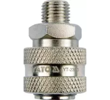 Быстросъёмное соединение нар. резьба 1/4" Yato (YT-2390)