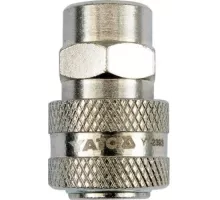 Быстросъёмное соединение с клапаном внутренняя резьба 1/4" Yato YT-2393