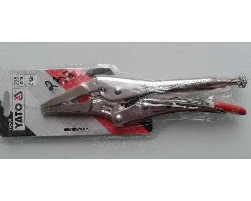  Ключ-зажим Morsea 225мм удлиненный СrMo Yato YT-2460