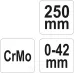  Ключ-зажим Morsea 250мм (0-42мм) СrMo Yato YT-2473