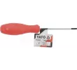 YT-25652 Отвертка плоская, магнитная SL 3х75мм, YATO