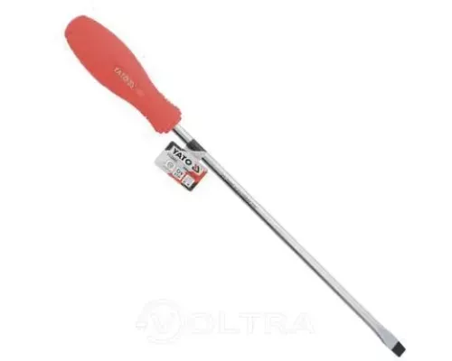  Отвертка шлицевая магнитная 8х250мм CrV 6150 Yato YT-25665