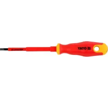 YT-2818 Отвертка диэлектрическая 1000В 5,5х125мм, YATO, 5906083928185 (CN)