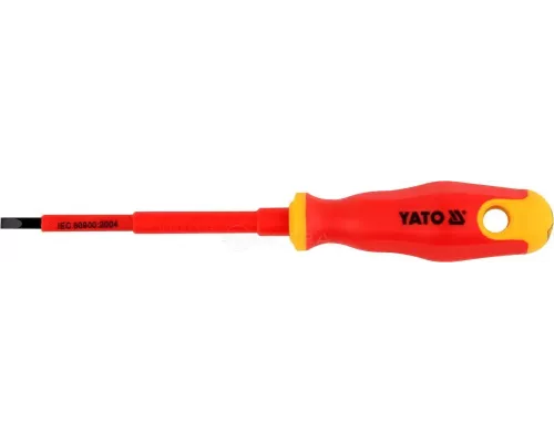 Отвёртка 5.5х125мм (1000V) Yato YT-2818 Отвёртка 5.5х125мм (1000V) Yato YT-2818