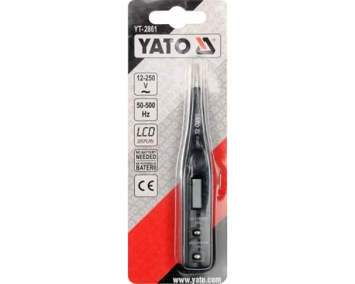  Пробник-отвертка индикаторная LCD Yato YT-2861