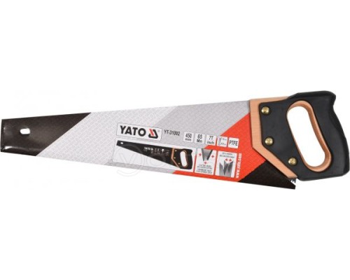  Пила по дереву 450мм PTFE Yato YT-31092