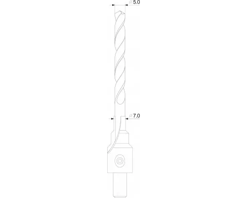  Сверло под конфирмат 5-7мм Yato YT-33022