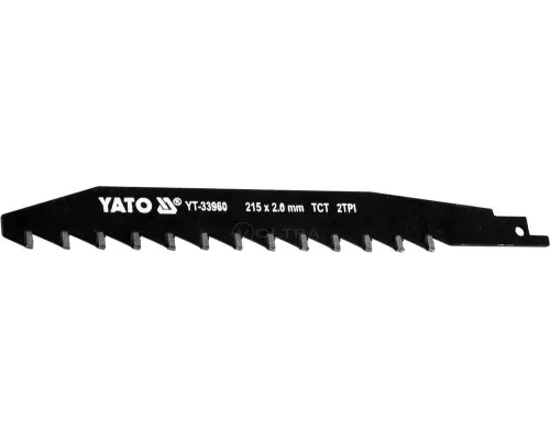 Полотно для сабельной пилы 2.0x215мм 2TPI TCT Yato YT-33960 Полотно для сабельной пилы 2.0x215мм 2TPI TCT Yato YT-33960