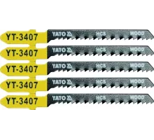 YT-3407 Полотна для электролобзика (дерево), 13TPI, 5пр, YATO, 5906083934070 (CN)