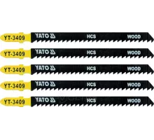 YT-3409 Полотна для электролобзика (дерево), 8TPI, 5пр, YATO, 5906083934094 (CN)