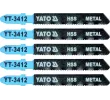 Полотна для электролобзика по металлу L75мм (5шт) Yato YT-3412