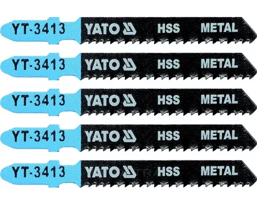  Полотна для электролобзика по металлу L75мм (5шт) Yato YT-3413
