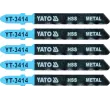 YT-3414 Полотна для электролобзика (металл), 32TPI, 5пр, YATO, 5906083934148 (CN)