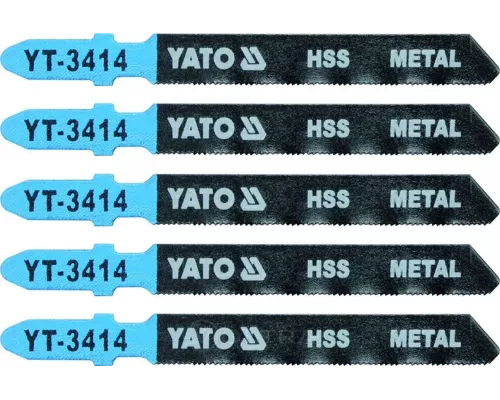  Полотна для электролобзика по металлу L75мм (5шт) Yato YT-3414