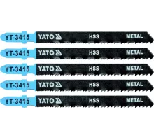 YT-3415 Полотна для электролобзика (металл), 24-10TPI, 5пр, YATO, 5906083934155 (CN)