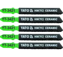 Полотна для электролобзика по керамике L75мм (5шт) Yato YT-3421