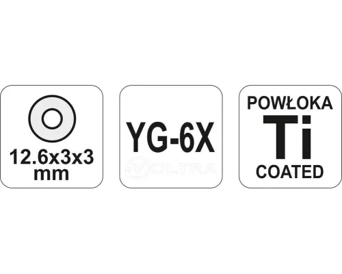  Ролик запасной 12.6х3х3мм для плиткореза Yato YT-3713