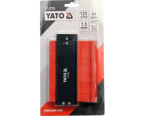  Шаблон профилей 125мм (1,5х44мм) Yato YT-3735