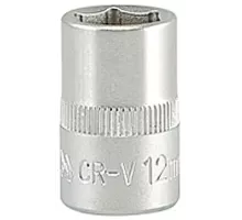 Головка торцевая 3/8" 6гр. 12мм L28мм CrV Yato YT-3807
