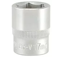 Головка торцевая 3/8" 6гр. 17мм L30мм CrV Yato YT-3812