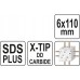  Сверло по бетону SDS+ X-TIP 6x110мм Yato YT-41931