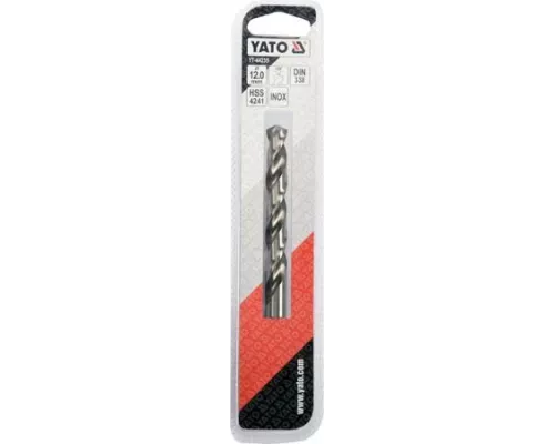  Сверло по металлу 12мм HSS4241 Premium Yato YT-44235