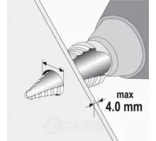 YT-44732 Набор ступенчатых сверл по металлу 4-38мм HSS 4241 (пластиковый кейс 3пр.), YATO