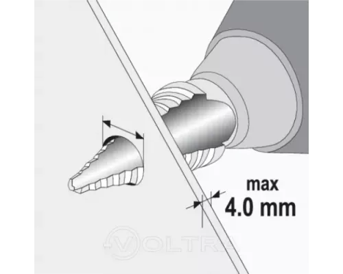 Сверла по металлу ступенчатые 4-38мм HSS 4241 3пр. Yato YT-44732