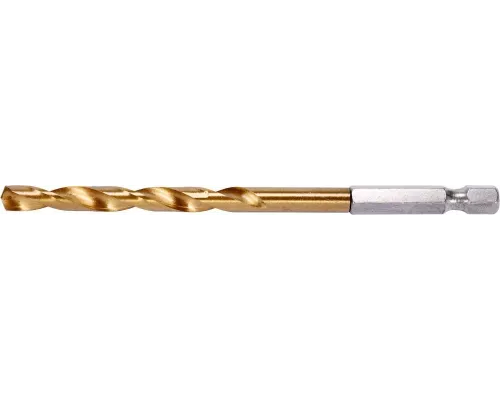  Сверло по металлу HSS-TiN 6,5мм с хвостовиком HEX Yato YT-44765