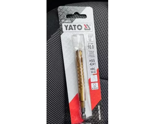  Сверло-шарошка по металлу 3.0мм HSS-TiN с хвостовиком HEX Yato YT-44820
